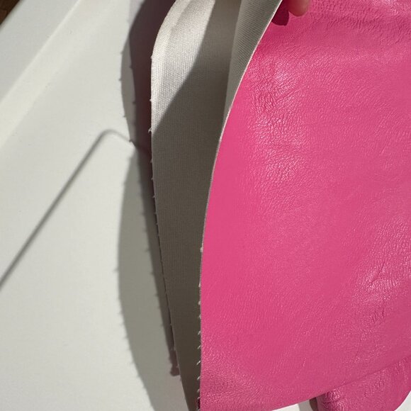 I. AM. GIA Reika Pink Faux Leather Pants XS Flared Mid Waist Y2K - Picture 15 of 15
